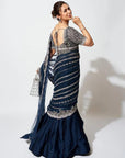 Beautiful Lehenga-Saree with Embroidered Pallu – Elegant Fusion of Tradition and Style - Toi ‘n’ Moi Ltd