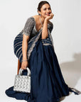 Beautiful Lehenga-Saree with Embroidered Pallu – Elegant Fusion of Tradition and Style - Toi ‘n’ Moi Ltd