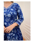 Beautiful Rayon Embroidered Straight Kurta Set for Women – Pink Dupatta Salwar Kameez | Readymade Indian Cotton Clothes - Toi ‘n’ Moi Ltd
