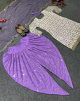 Elegant Punjabi Dhoti Salwar Kameez with Heavy Embroidery Work – Ready-to-Wear Stitched Salwar Suit for Women | Indian Wedding Dresses - Toi ‘n’ Moi Ltd