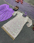 Elegant Punjabi Dhoti Salwar Kameez with Heavy Embroidery Work – Ready-to-Wear Stitched Salwar Suit for Women | Indian Wedding Dresses - Toi ‘n’ Moi Ltd