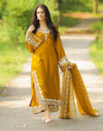Instant Charm Pakistani Nikkah Customized Stitched Salwar Kameez for Women (USA) – Embroidered Designer Wedding Wear & Indian Outfits - Toi ‘n’ Moi Ltd