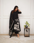 Elegant Indian Suit for Women โ Readymade Salwar Kameez with Cotton Kurti, Pant, Dupatta & Blouse | Wedding Tunic, Sharara & Scarf Set - Toi โnโ Moi Ltd