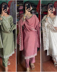 Elegant Salwar Kameez – Pakistani Wedding Dress with Heavy Handmade Embroidery | Eid Special Dress for a Glamorous Look - Toi ‘n’ Moi Ltd