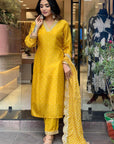 Graceful Muslin Embroidered Digital Print Salwar Suit – Stylish 3-Piece Set for Women - Toi ‘n’ Moi Ltd