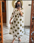 Elegant Heavy Rayon Cotton Mix Kurti & Pant Plazo Set – Beautiful Embroidery Border Detailing for a Stylish Look - Toi ‘n’ Moi Ltd