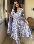 Elegant Embroidered Soft 3-Piece Suit – Long Sleeve Readymade Salwar Kameez | Punjabi Suit with Kurti & Pant Set for Women - Toi ‘n’ Moi Ltd