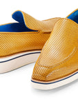 Paul Parkman Men's Smart Casual Perforated Leather Loafers Beige (ID
