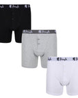 Pringle William Men'S Button Boxer Shorts, 2 X 3 Pack - Toi ‘n’ Moi Ltd