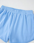 Beau Blue Striped Accent Pullover and Shorts Two Piece Casual Set - Toi ‘n’ Moi Ltd