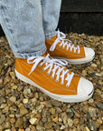Converse Unisex Jack Purcell Mid Trainers / Saffron Orange / RRP £70 - Toi ‘n’ Moi Ltd