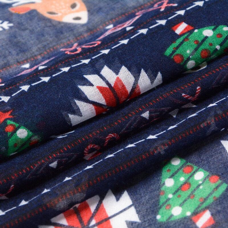 Womens Ladies Christmas Festive Scarf Santa Claus Snowman Print Winter Gifts UK - Toi ‘n’ Moi Ltd