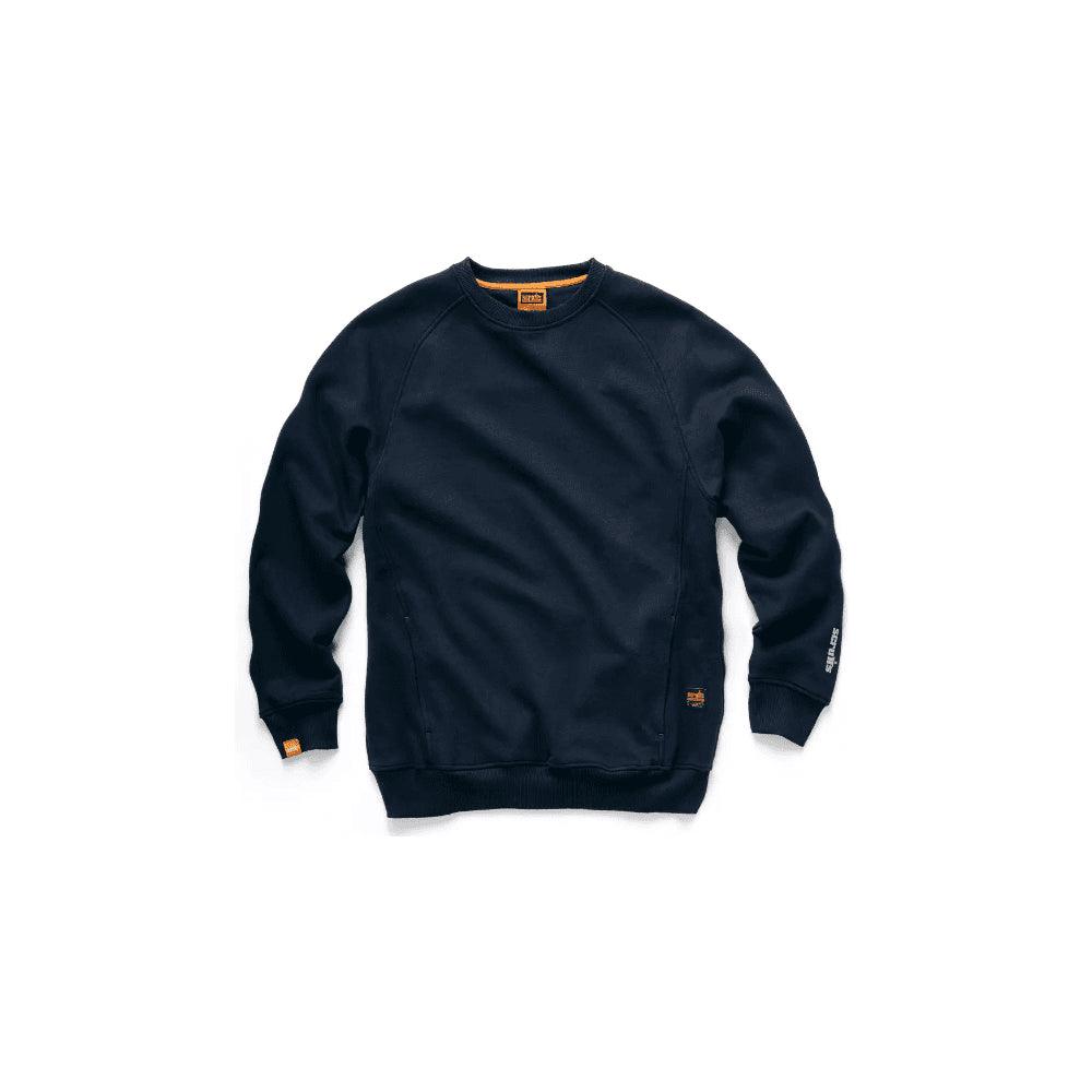 Scruffs Mens Trade Work Sweatshirt / Jumper - Pockets - S-XXL - Blue/Navy - Toi ‘n’ Moi Ltd