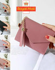 Women Ladies Leather Small Mini Wallet Card Key Holder Cash Coin Purse Clutchbag - Toi ‘n’ Moi Ltd