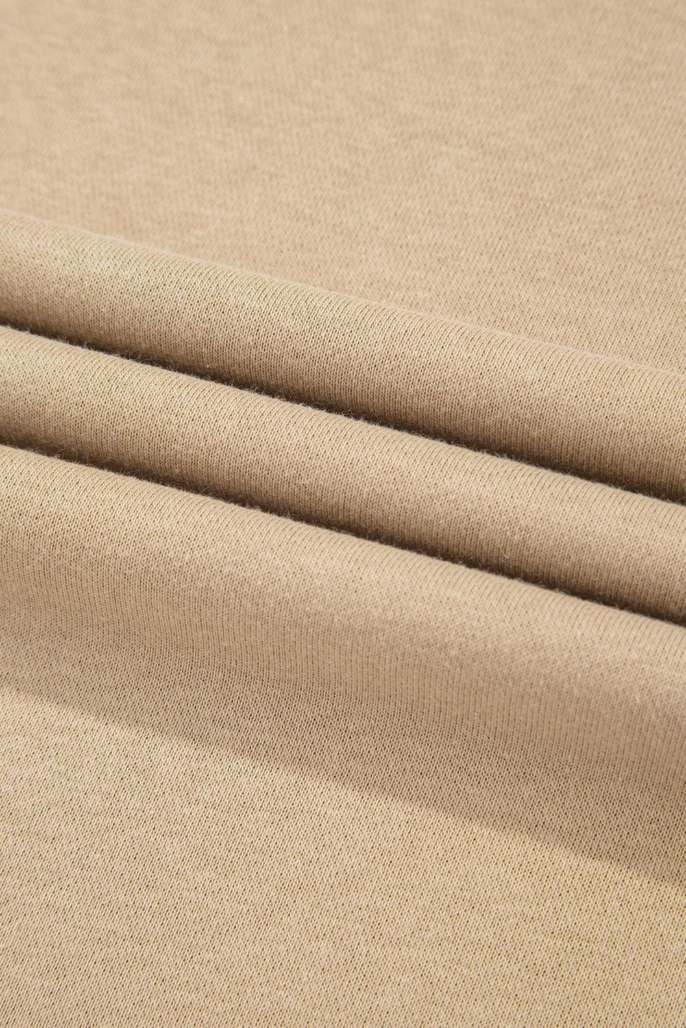 Black Solid Crew Neck Drop Shoulder Plus Size Sweatshirt - Toi ‘n’ Moi Ltd