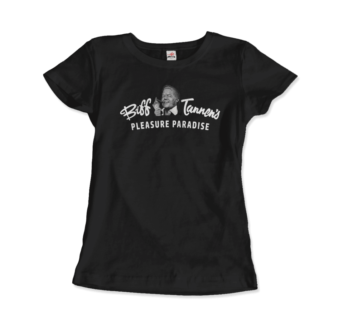 Biff Tannen's Pleasure Paradise Dusted Logo - Back to the Future T-Shirt - Toi ‘n’ Moi Ltd