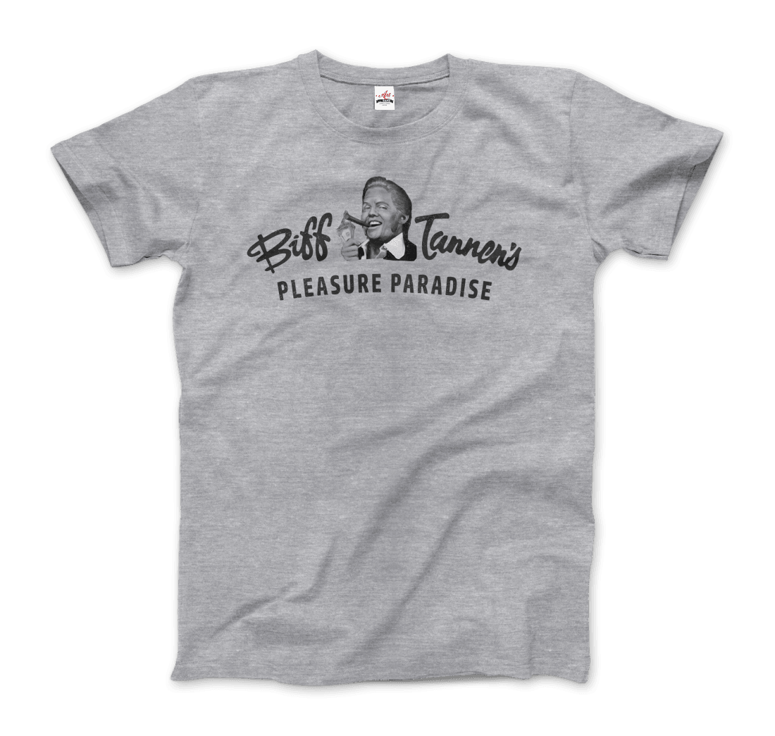 Biff Tannen's Pleasure Paradise Dusted Logo - Back to the Future T-Shirt - Toi ‘n’ Moi Ltd