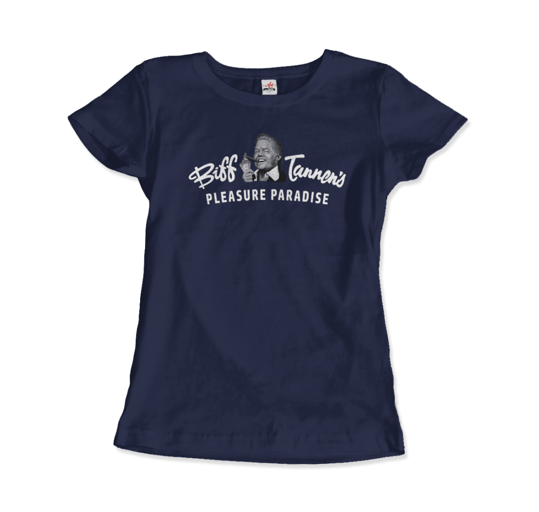 Biff Tannen's Pleasure Paradise Dusted Logo - Back to the Future T-Shirt - Toi ‘n’ Moi Ltd