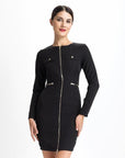 Black Zipper Dress - Toi ‘n’ Moi Ltd
