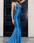 Blue Evening Gown - Toi ‘n’ Moi Ltd