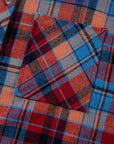 Red Plaid Print Loose Vintage Shirt