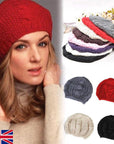 Ladies Soft Knit Beanie Crochet Knitted Style Beanie Hat for Women Slouchy Hats - Toi ‘n’ Moi Ltd