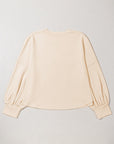 Beige Star Shape Studded Crew Neck Plus Size T Shirt - Toi ‘n’ Moi Ltd