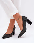Block heel pumps model 209779 Step in style - Toi ‘n’ Moi Ltd