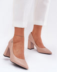 Block heel pumps model 209781 Step in style - Toi ‘n’ Moi Ltd