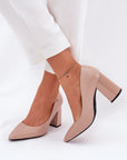 Block heel pumps model 209781 Step in style - Toi ‘n’ Moi Ltd