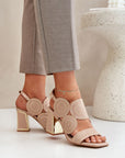 Heel sandals model 210709 Step in style
