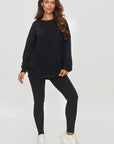 Long leggings model 209665 Makadamia