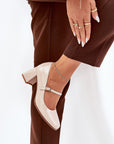 Block heel pumps model 211086 Step in style