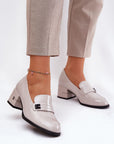 Heeled low shoes model 211122 Step in style