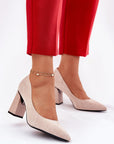 Block heel pumps model 212335 Step in style