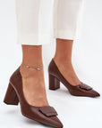 Block heel pumps model 216087 Step in style