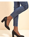 Block heel pumps model 216267 PRIMO