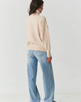 Turtleneck model 217393 Makadamia