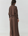 Turtleneck model 217394 Makadamia