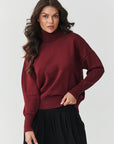 Turtleneck model 217397 Makadamia