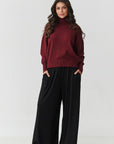 Turtleneck model 217397 Makadamia