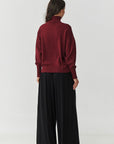 Turtleneck model 217397 Makadamia