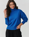 Turtleneck model 217398 Makadamia