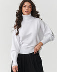 Turtleneck model 217399 Makadamia