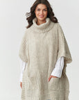 Turtleneck model 217656 Makadamia
