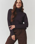 Turtleneck model 220773 Makadamia