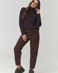 Turtleneck model 220773 Makadamia