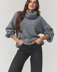 Turtleneck model 220791 Makadamia