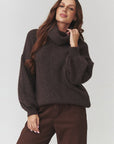 Turtleneck model 220794 Makadamia