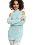 Hard-knitted jumper model 84344 PeeKaBoo